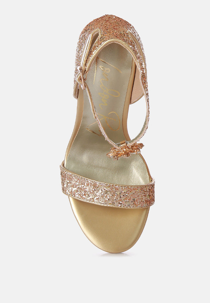 straight fire high heel glitter stilettos by ruw#color_gold