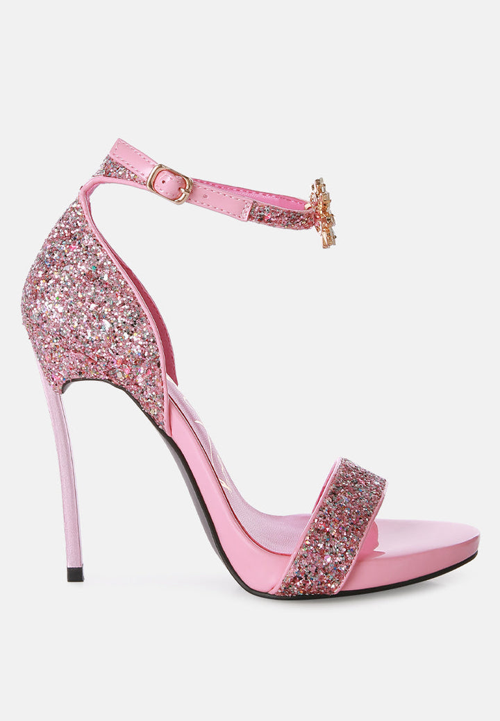 straight fire high heel glitter stilettos by ruw#color_pink