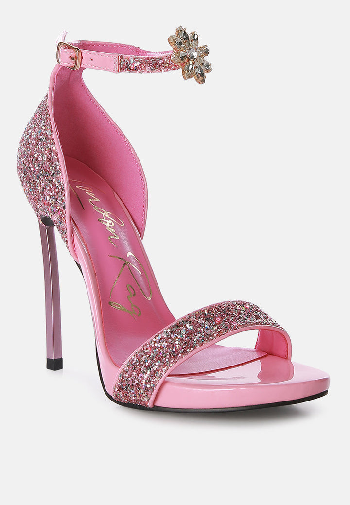 straight fire high heel glitter stilettos by ruw#color_pink