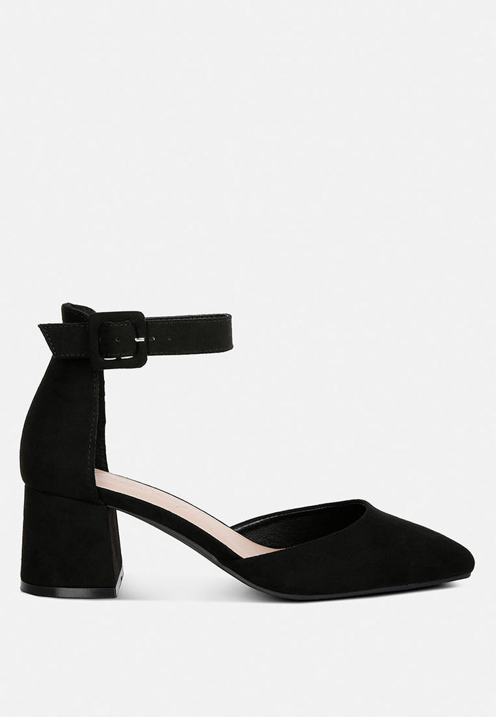 stroot mid block heel sandals by ruw#color_black