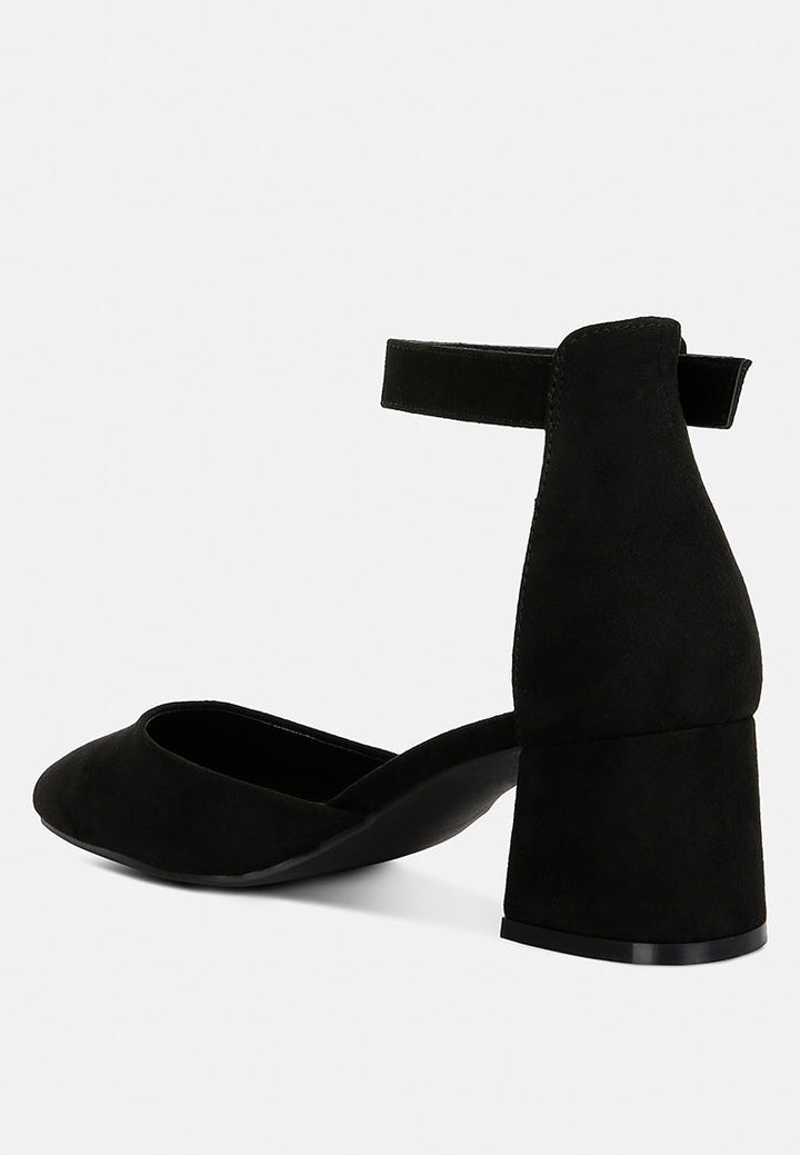 stroot mid block heel sandals by ruw#color_black