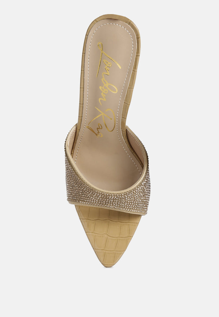 sundai rhinestone embellished stiletto sandals by ruw#color_beige-gold
