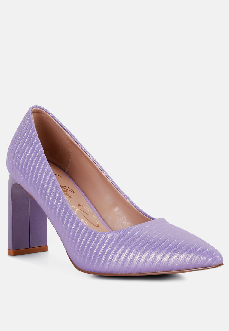 tickles italian block heel pumps by ruw#color_purple