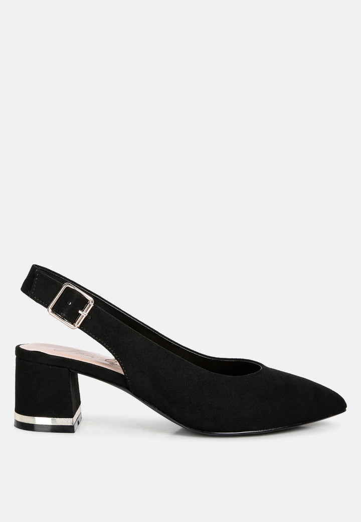 top job micro suede slingback sandals by ruw#color_black