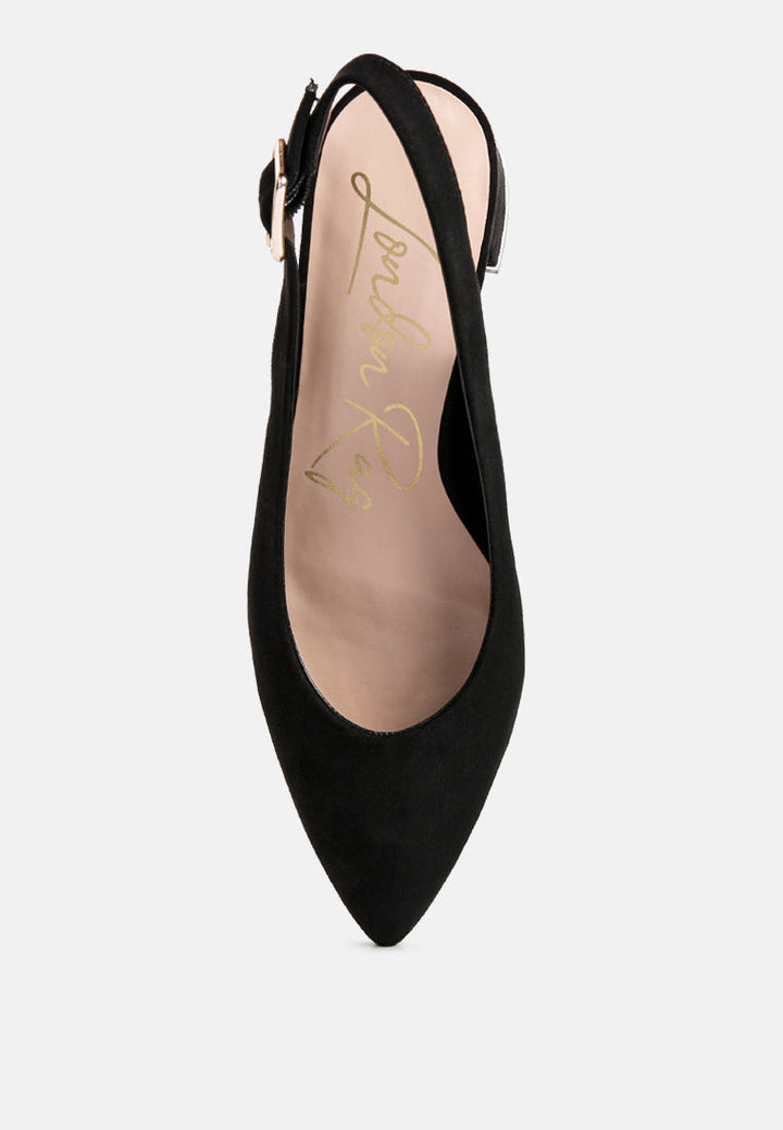 top job micro suede slingback sandals by ruw#color_black