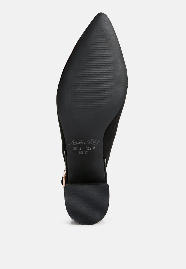 top job micro suede slingback sandals by ruw#color_black