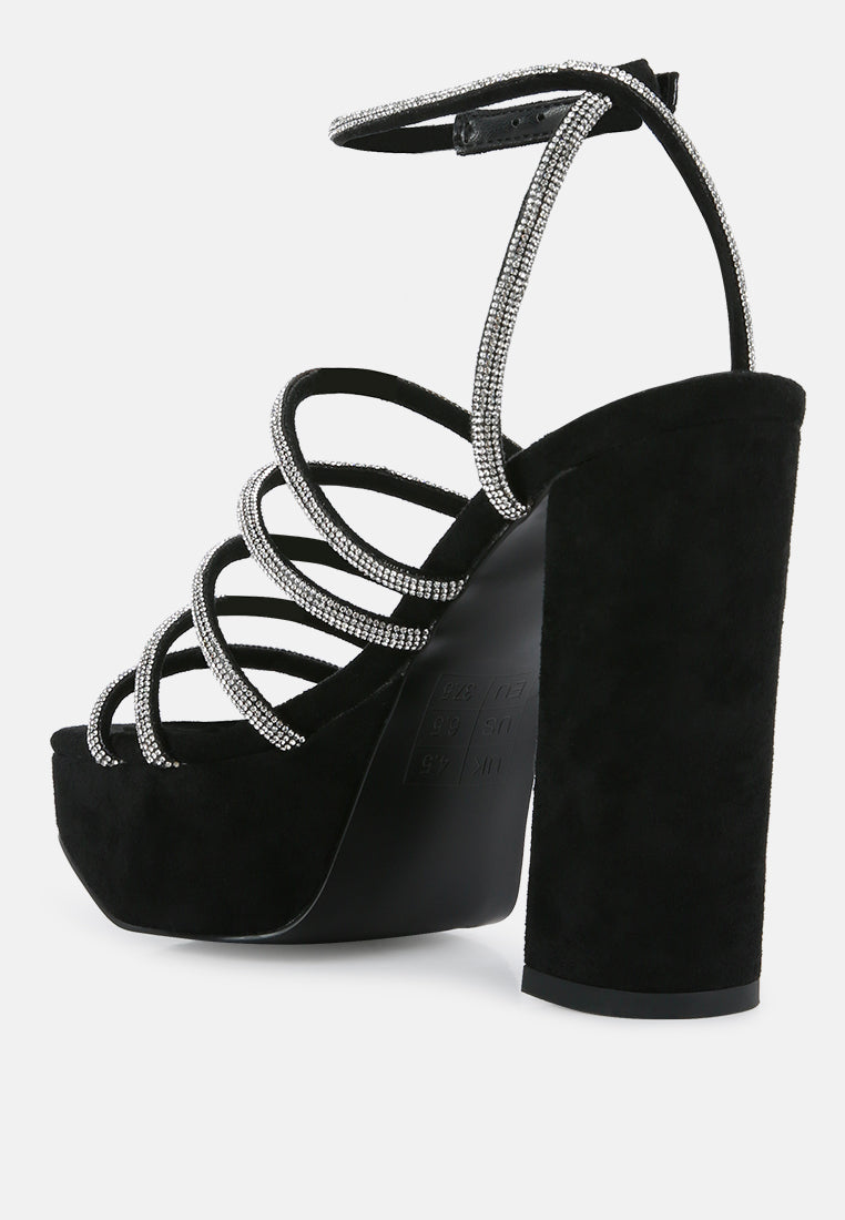 tricks high block heel sandals by ruw#color_black