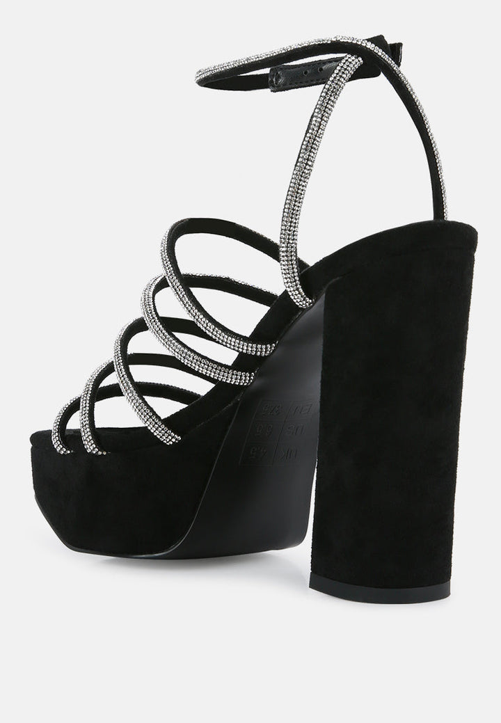 tricks high block heel sandals by ruw#color_black