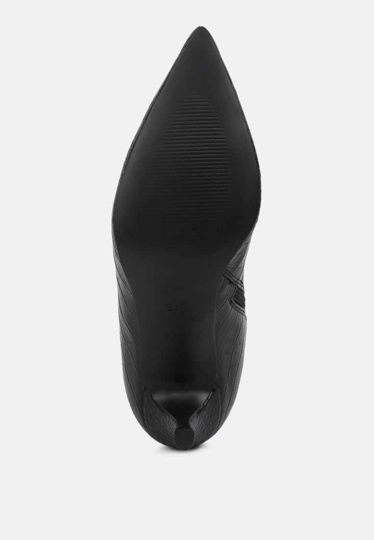 uptown pointed mid heel calf boots by ruw#color_black