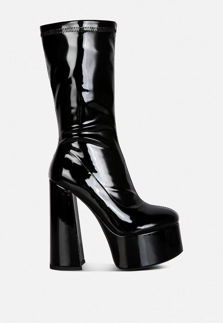 vinkele block heeled ankle boot by ruw#color_black