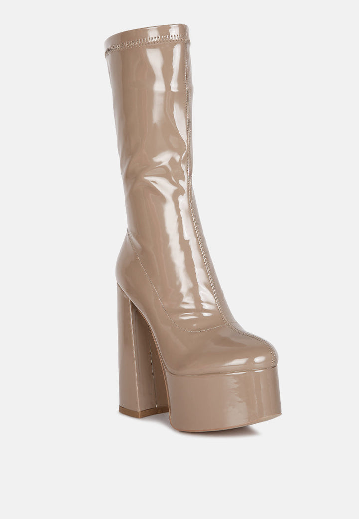 vinkele block heeled ankle boot by ruw#color_taupe