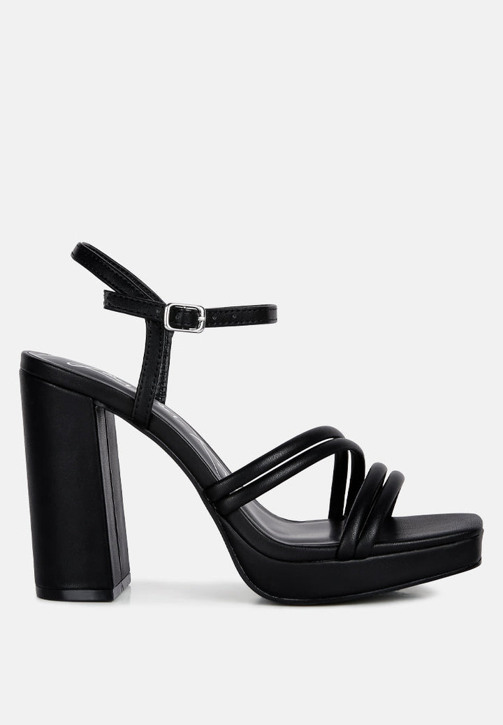 whiskers high heel platform strappy sandals by ruw#color_black